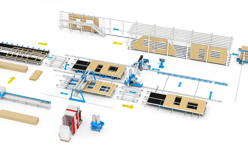Technology for wooden houses