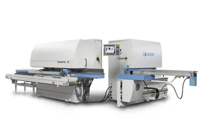 Wizard CNC machining centre for the knock-down production of window components
